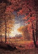 Albert Bierstadt Autumn in America, Oneida County, New York Germany oil painting artist